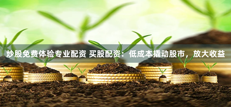 炒股免费体验专业配资 买股配资：低成本撬动股市，放大收益